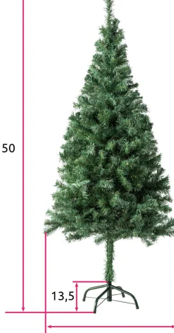 Tectake - Kunstmatige Kerstboom - 150 Cm - 310 Punten - Groen - 402817 Store