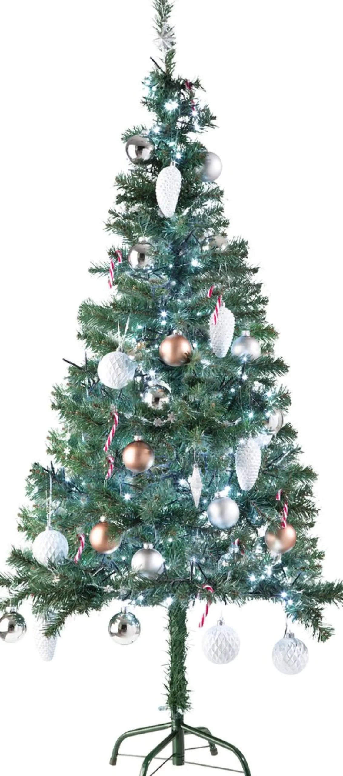 Tectake - Kunstmatige Kerstboom - 150 Cm - 310 Punten - Groen - 402817 Store