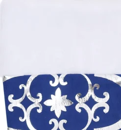 The Living Store Kerstboomrok Luxe Met Sok 122 Cm Stof Kerstboomrok Blauw Clearance
