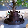 The Living Store Kerstboomstandaard - Antiekkoper - Metaal - 29 X 29 X 15.5 Cm - Geschikt Voor Echte Boom Sale