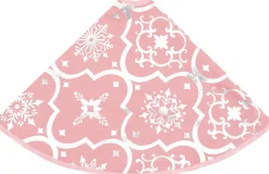 The Living Store Kerstboomrok Luxe Met Sok 150 Cm Stof Kerstboomrok Roze Best