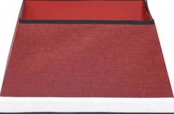 The Living Store Kerstboomkraag - Rood/Wit - 25Cm - Stof/Karton Cheap