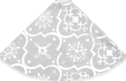 The Living Store Kerstboomrok Luxe Met Sok 90 Cm Stof Kerstboomrok Wit Shop