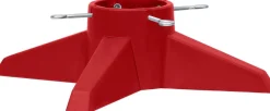 The Living Store Kerstboomstandaard - Kunststof 55.5 X 55.5 X 15 Cm - Geschikt Voor 2.1 M Boom - 1.3 Liter Watertank - Stamdiameter 40-105 Mm - Montage Vereist Store