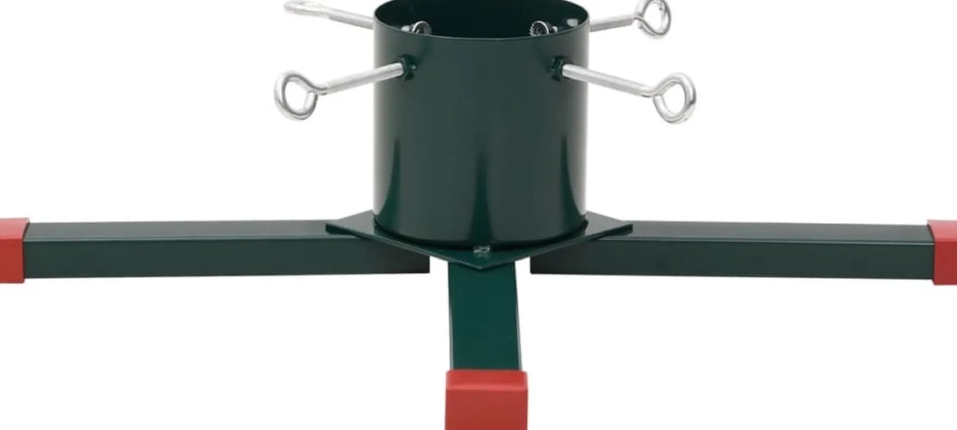 The Living Store Kerstboomstandaard - Groen - Rood - Metaal/Kunststof - 60X60X16 Cm - Stabiele Constructie - Praktisch Waterreservoir Cheap