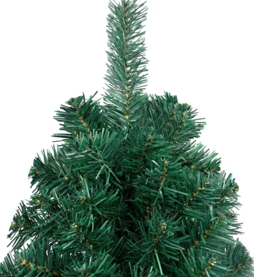 The Living Store Kunstkerstboom - Halve Boom - 150 Cm - Pvc Groen Cheap