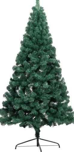 The Living Store Kunstkerstboom - Halve Boom - 150 Cm - Pvc Groen Cheap
