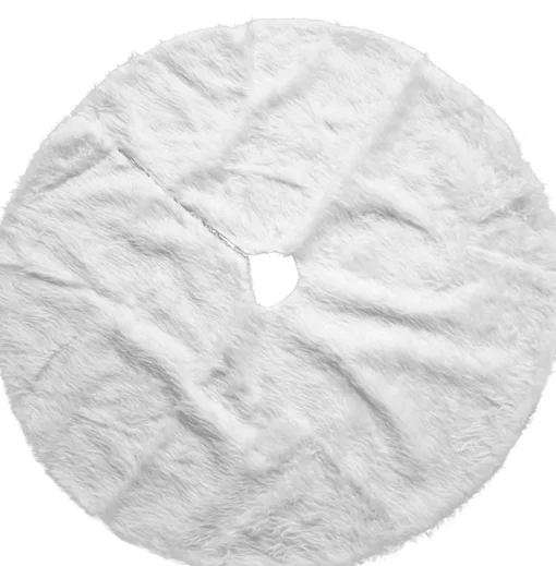 The Twiddlers Ronde Witte Pluche Kerstboomrok - Kerstaccessoire Sneeuweffect - Perfecte Feestdecoratie Voor Uw Kerstboom - 90 Cm Diameter - Past Bij Elke Boom. Best