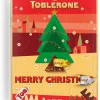 Toblerone Adventskalender - Adventkalender 2022 - 24 Overheerlijke Chocolaatjes - Verschillende Smaken Chocolade - Het Perfecte Kerstcadeau - "Fijne Feestdagen" Flash Sale