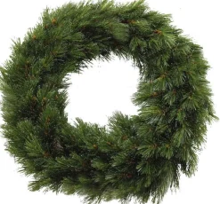 Triumph Tree Kerstkransen></noscript> - Forest Frosted Krans Groen Tips 320 - D90Cm - Kerstbomen