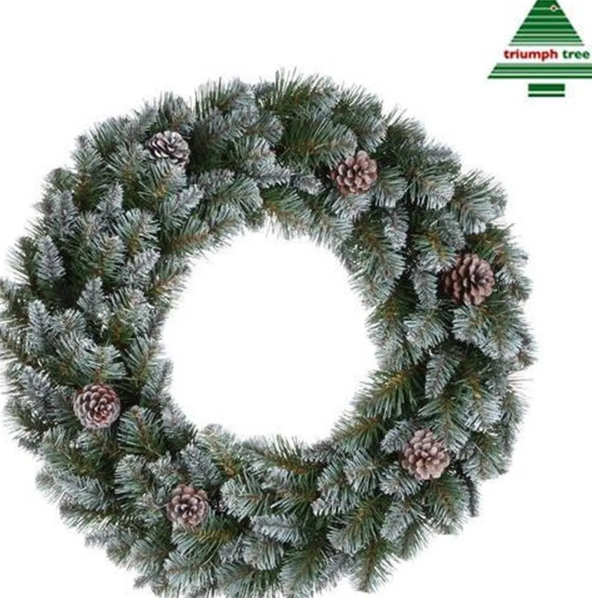 Triumph Tree Kerstkransen> Empress Kerstkrans - O60 Cm - Frosted Green