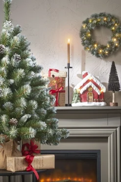 Triumph Tree Empress Kunstkerstboom In Jute - H90 X O71 Cm - Frosted Green Discount