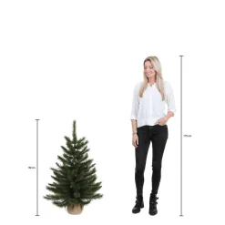 Triumph Tree Empress Kunstkerstboom In Jute - H90 X O71 Cm - Frosted Green Discount