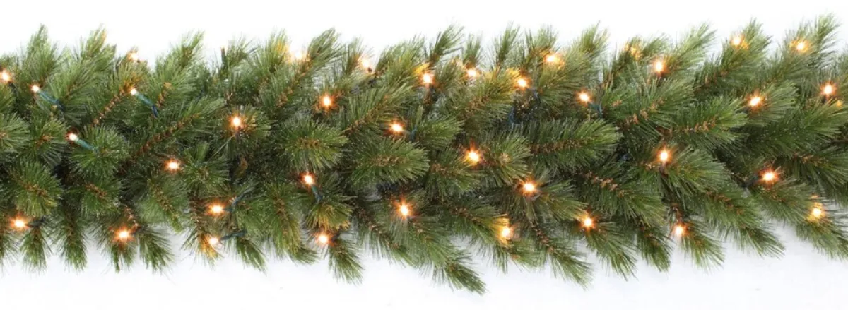 Triumph Tree Guirlandes> Forest Frosted Guirlande Met Led Verlichting - L180 Cm - Groen