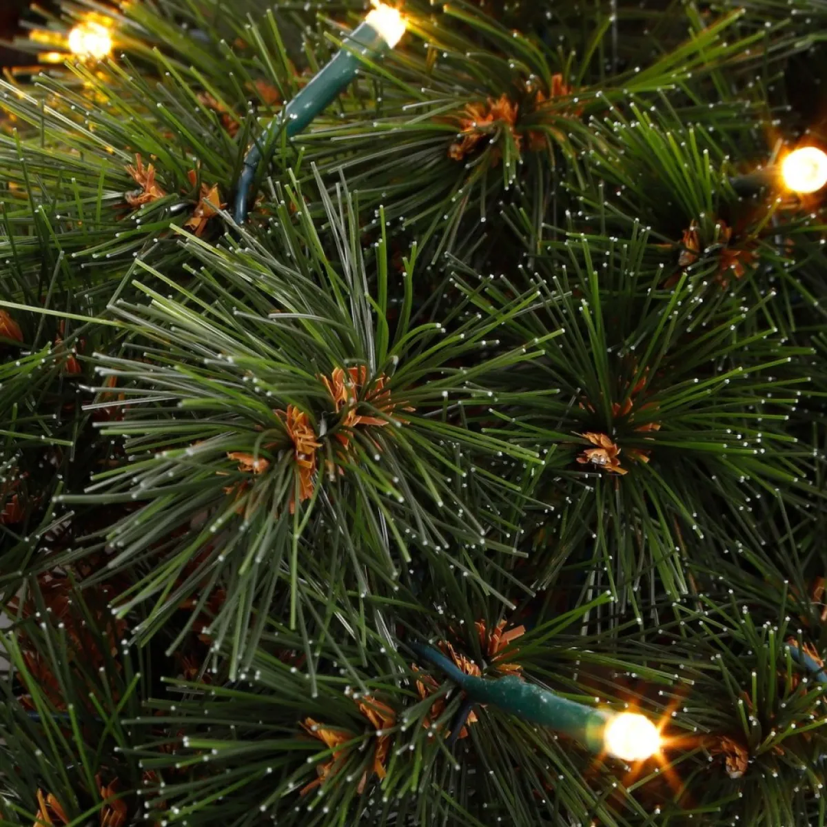 Triumph Tree Kerstkransen> Forest Frosted Kerstkrans Met Led Verlichting - O45 Cm - Groen