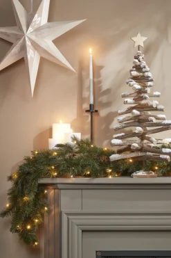Triumph Tree Guirlandes></noscript> Forest Frosted Guirlande Met Led Verlichting - L270 Cm - Groen