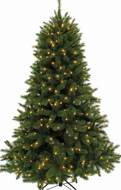 Triumph Tree Kunstkerstboom Forest Frosted Pine - 215 X 140 Cm - 304 Led Warm Wit - Donkergroen Hot
