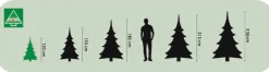 Triumph Tree Tuscan Kunstkerstboom - H120 X O81 Cm - Groen 120 Cm New