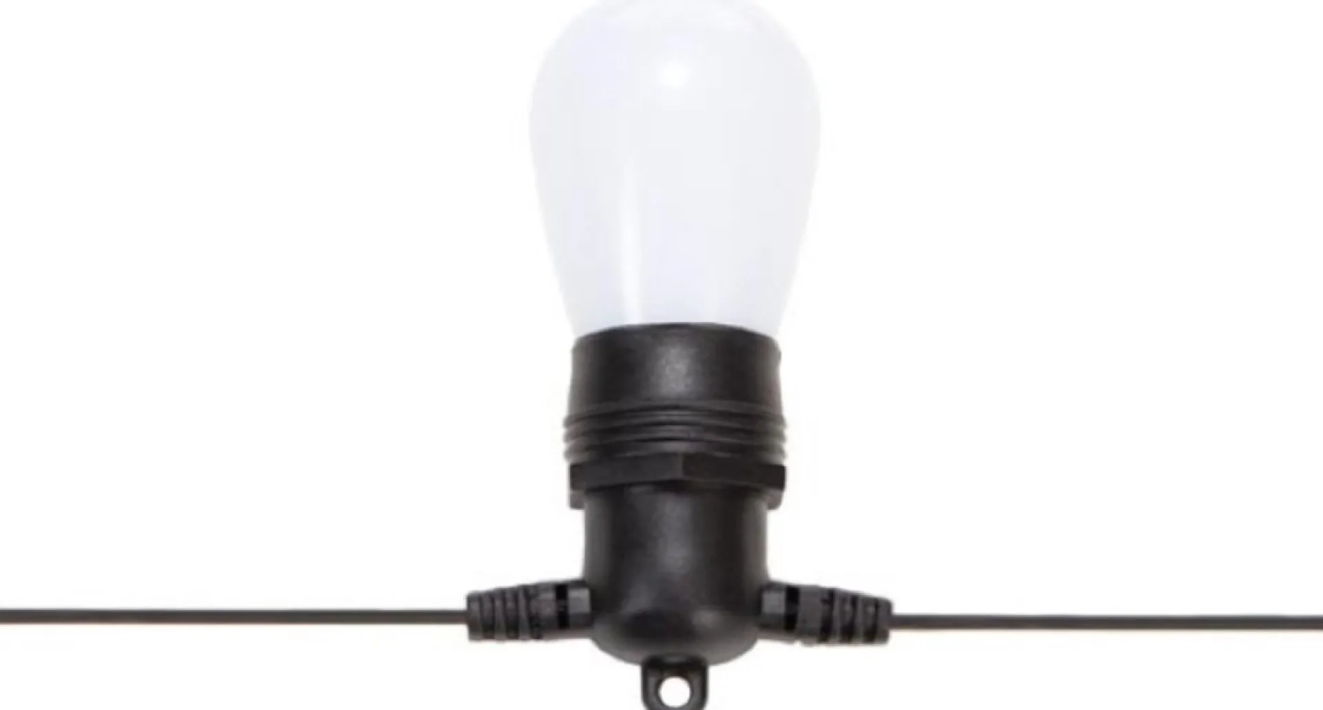 Vellight Tuya Led - 15 M - 15 Witte Lampen - Zwarte Draad - Smart Cheap