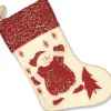 Unique Living Kerstsokken> | Sock Riga L45 Cm Snowman
