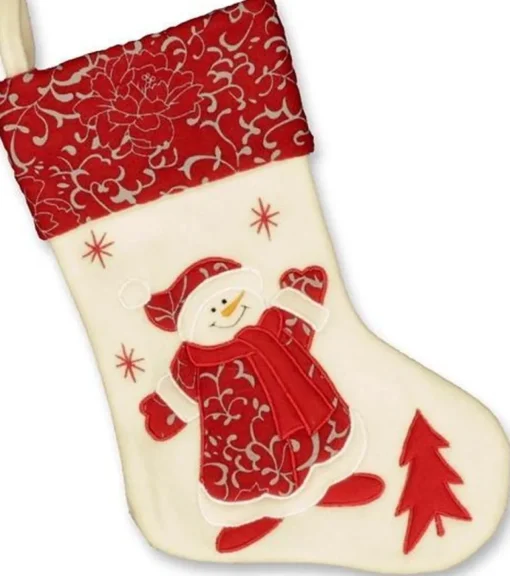 Unique Living Kerstsokken> | Sock Riga L38 Cm Snowman