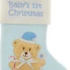 Unique Living Kerstsokken> | Stocking Baby Blue