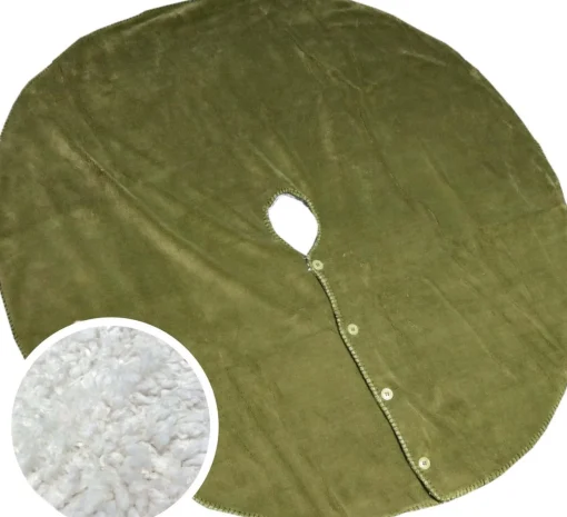 Unique Living - Treeskirt Coby 110Cm O Avocado Green - Kerstboomkleed Best