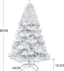 uten Luxe Uitvoering Kunstkerstboom - 180Cm Hoog - Zonder Verlichting - 600Takken New