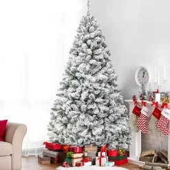 uten Luxe Uitvoering Kunstkerstboom Met Sneeuw - 180Cm Hoog - Incl 300 Led Verlichting - 700Takken / Outlet