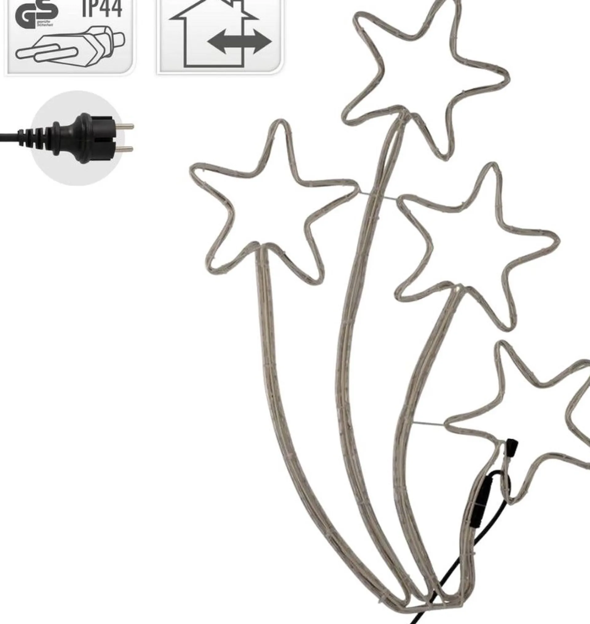 Nampook Vallende Sterren Lichtslang - 216 Lampjes - 6 Meter - 84 Cm Store