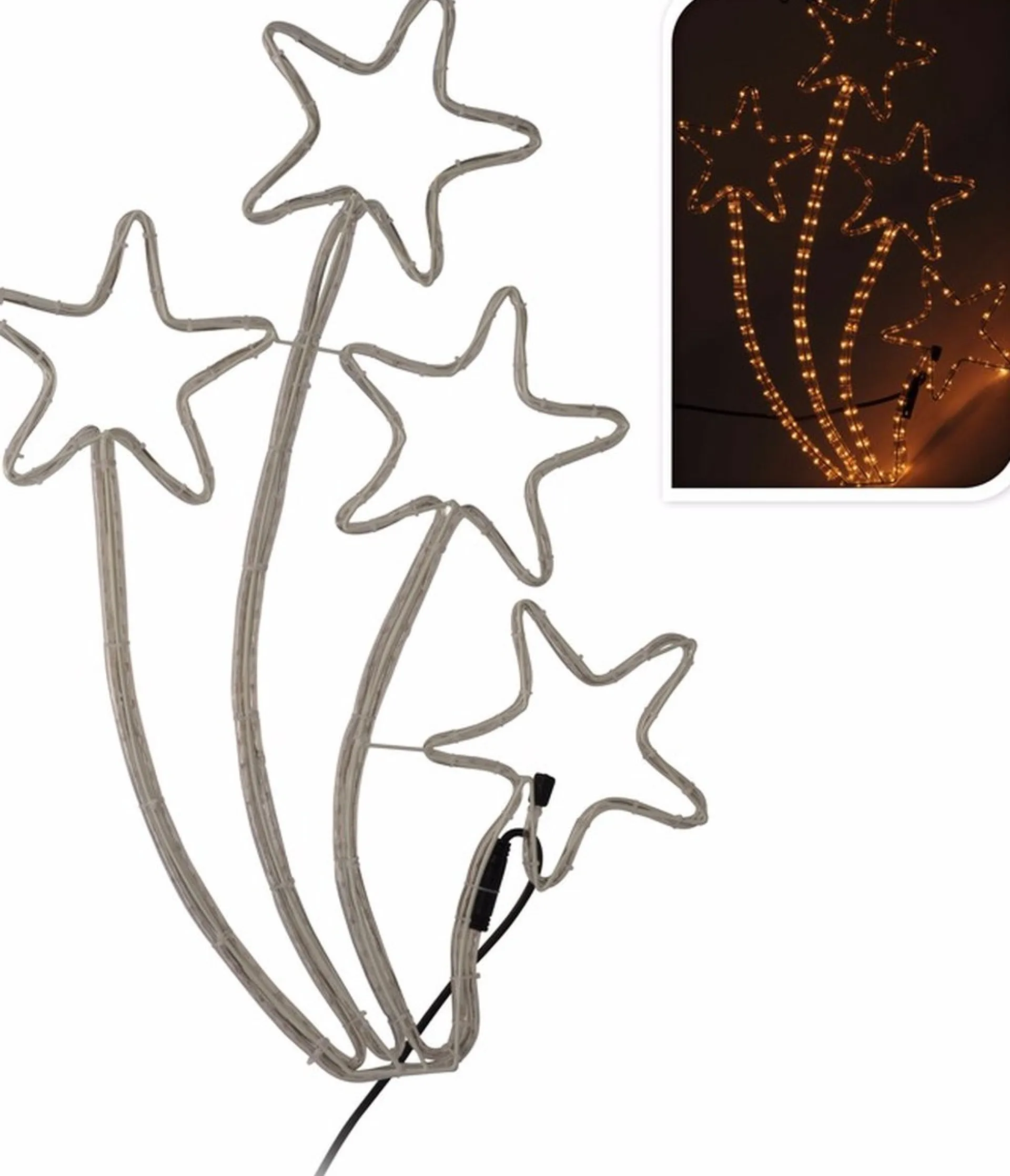 Nampook Vallende Sterren Lichtslang - 216 Lampjes - 6 Meter - 84 Cm Store