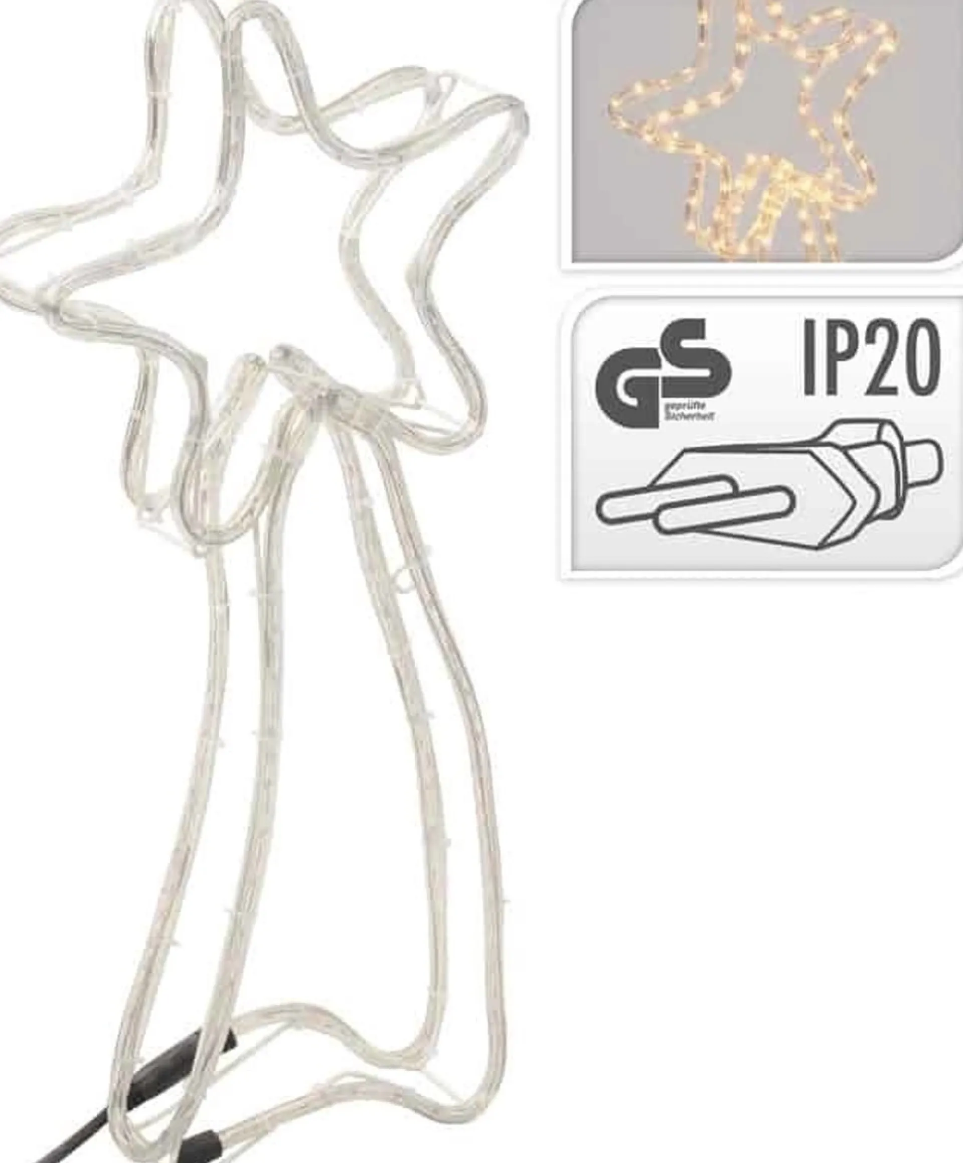 Nampook Vallende Sterren Set Van 2 - Slangverlichting Ster - 144 Lampjes - 4M - Metalen Frame Flash Sale