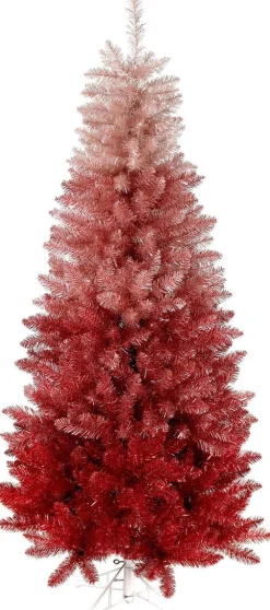 A Perfect Christmas Vegas Red Pink Kunstkerstboom - 183 Cm - Roze/Rood - 729 Tips - Metalen Voet Best