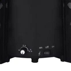 VidaLife Kerstboom Sneeuwend Met Paraplubasis 190 Cm Pvc Zwart Clearance