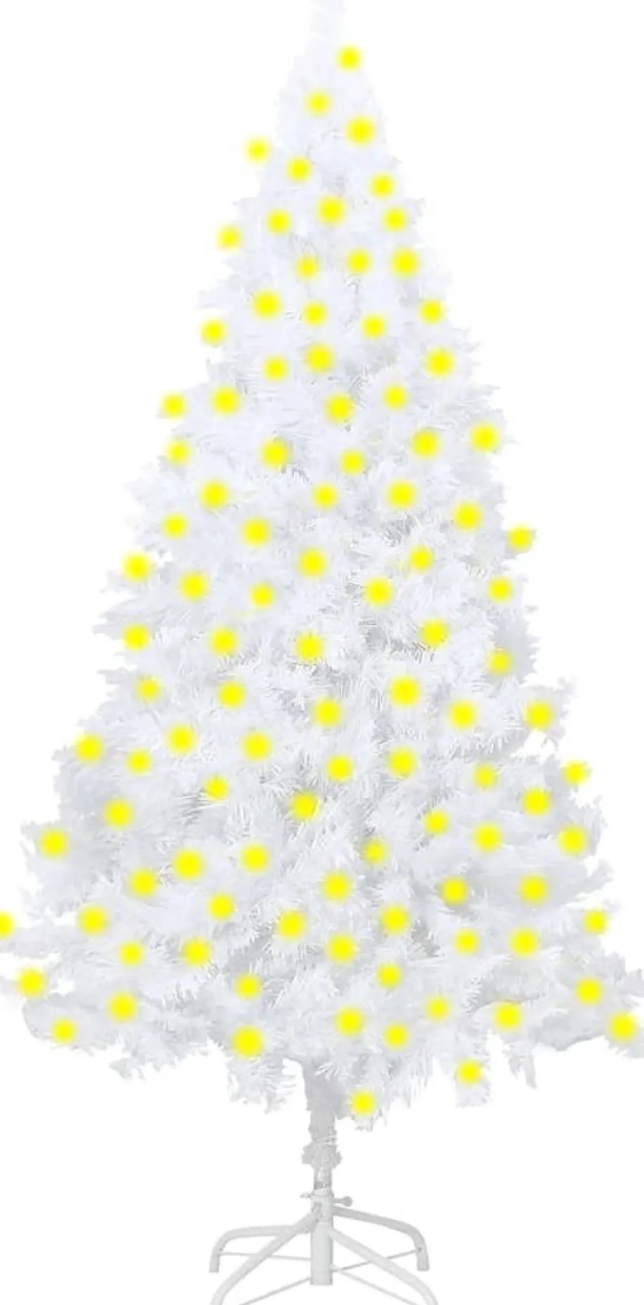 VidaLife Kunstkerstboom Met Led's En Dikke Takken 210 Cm Wit Best Sale