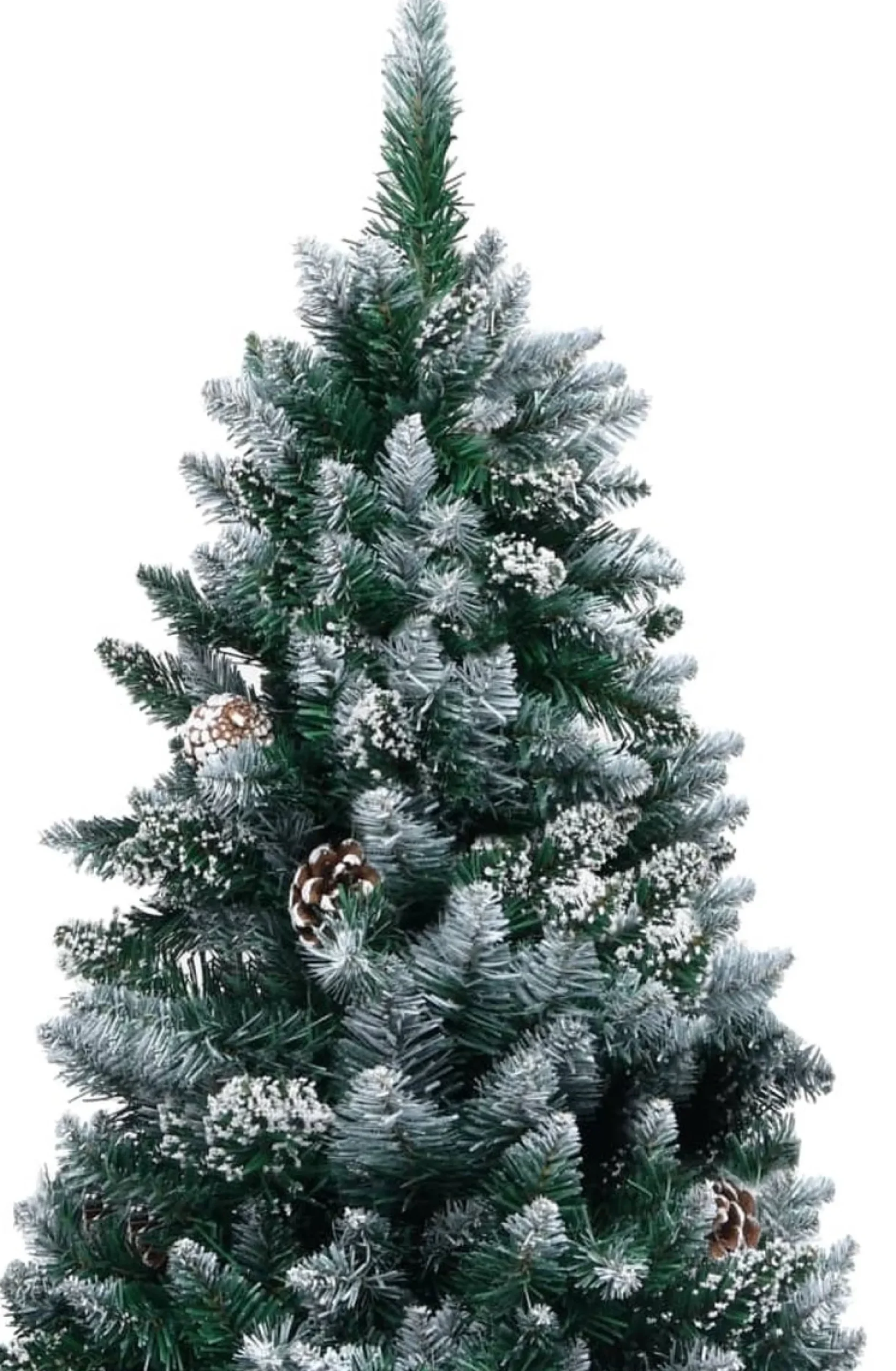 VidaLife Kunstkerstboom Met Led's En Dennenappels En Witte Sneeuw 180 Cm Clearance