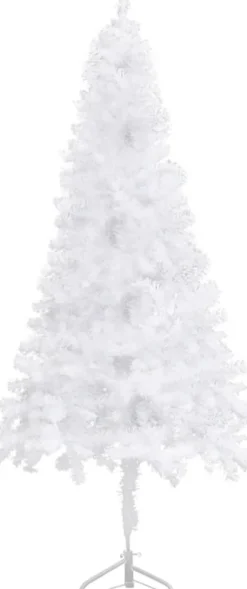 VidaLife Kunstkerstboom Met Led's Hoek 180 Cm Pvc Wit Best