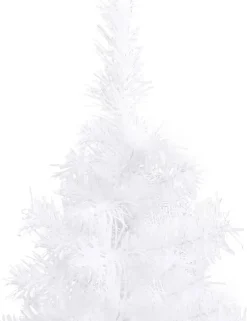 VidaLife Kunstkerstboom Met Led's Hoek 180 Cm Pvc Wit Best