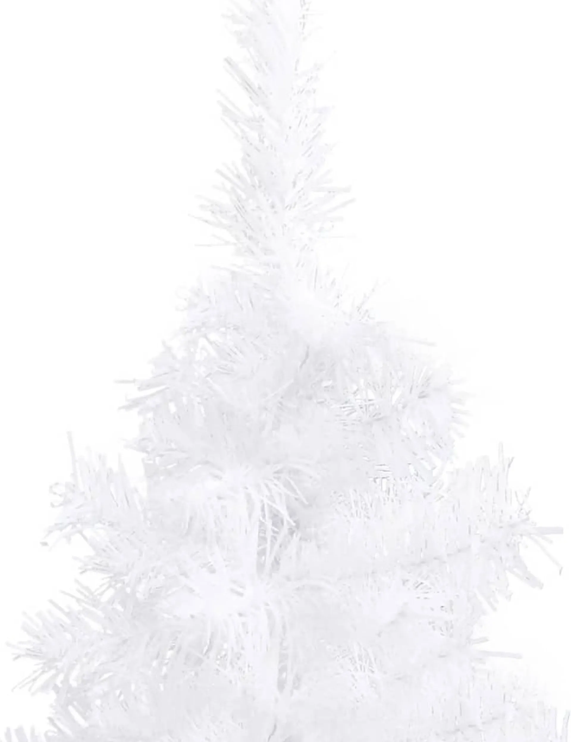 VidaLife Kunstkerstboom Met Led's Hoek 180 Cm Pvc Wit Best