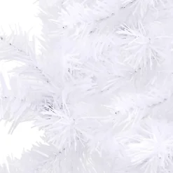 VidaLife Kunstkerstboom Met Led's Hoek 180 Cm Pvc Wit Best