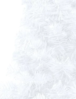 VidaLife Kunstkerstboom Met Led's En Kerstballen Half 150 Cm Wit Flash Sale