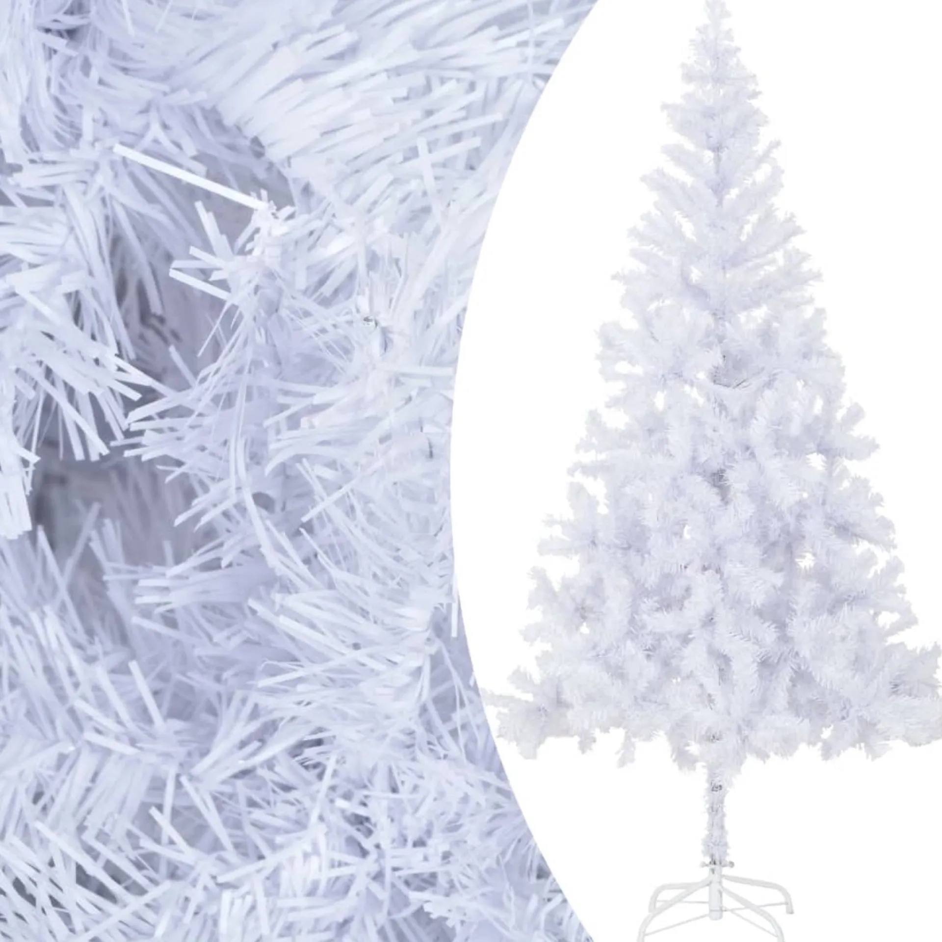 VidaLife Kunstkerstboom Met Led's En Kerstballen 910 Takken 210 Cm New