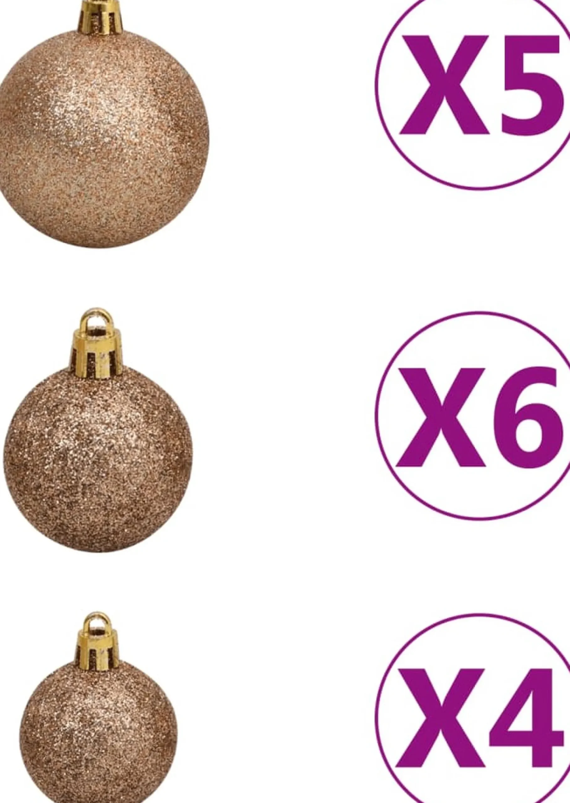 VidaLife Kunstkerstboom Met Led's En Kerstballen Smal 180 Cm Groen Outlet