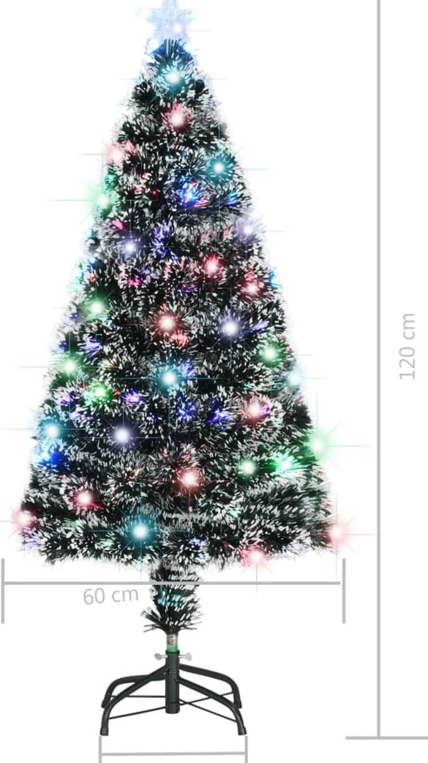 VidaLife Kunstkerstboom Met Standaard/Led 120 Cm Glasvezel Best Sale