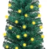 VidaLife Kunstkerstboom Met Led's En Standaard Smal 210 Cm Pvc Groen Clearance