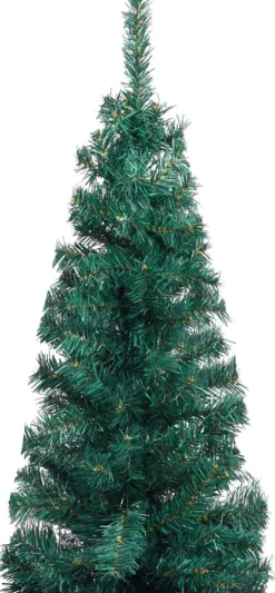 VidaLife Kunstkerstboom Met Led's En Standaard Smal 210 Cm Pvc Groen Clearance