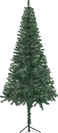 VidaLife Kunstkerstboom Met Led's Hoek 150 Cm Pvc Groen Clearance