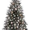 VidaLife Kunstkerstboom Met Led's, Kerstballen En Sneeuw 180 Cm Pvc Pe Flash Sale
