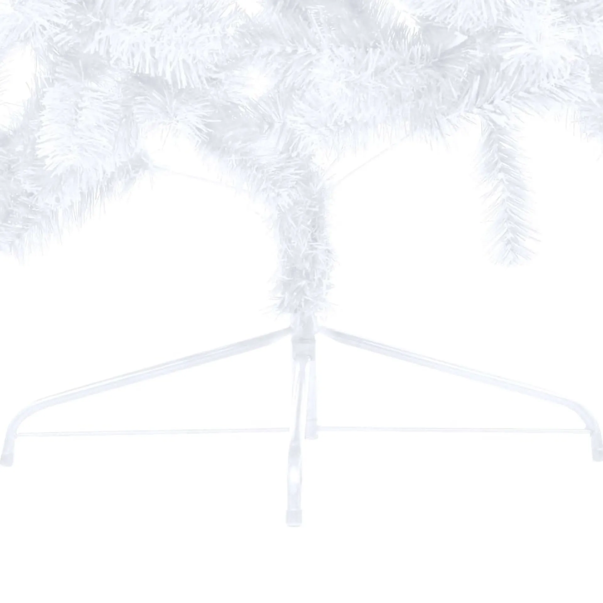 VidaLife Kunstkerstboom Met Led's En Standaard Half 180 Cm Pvc Wit Clearance