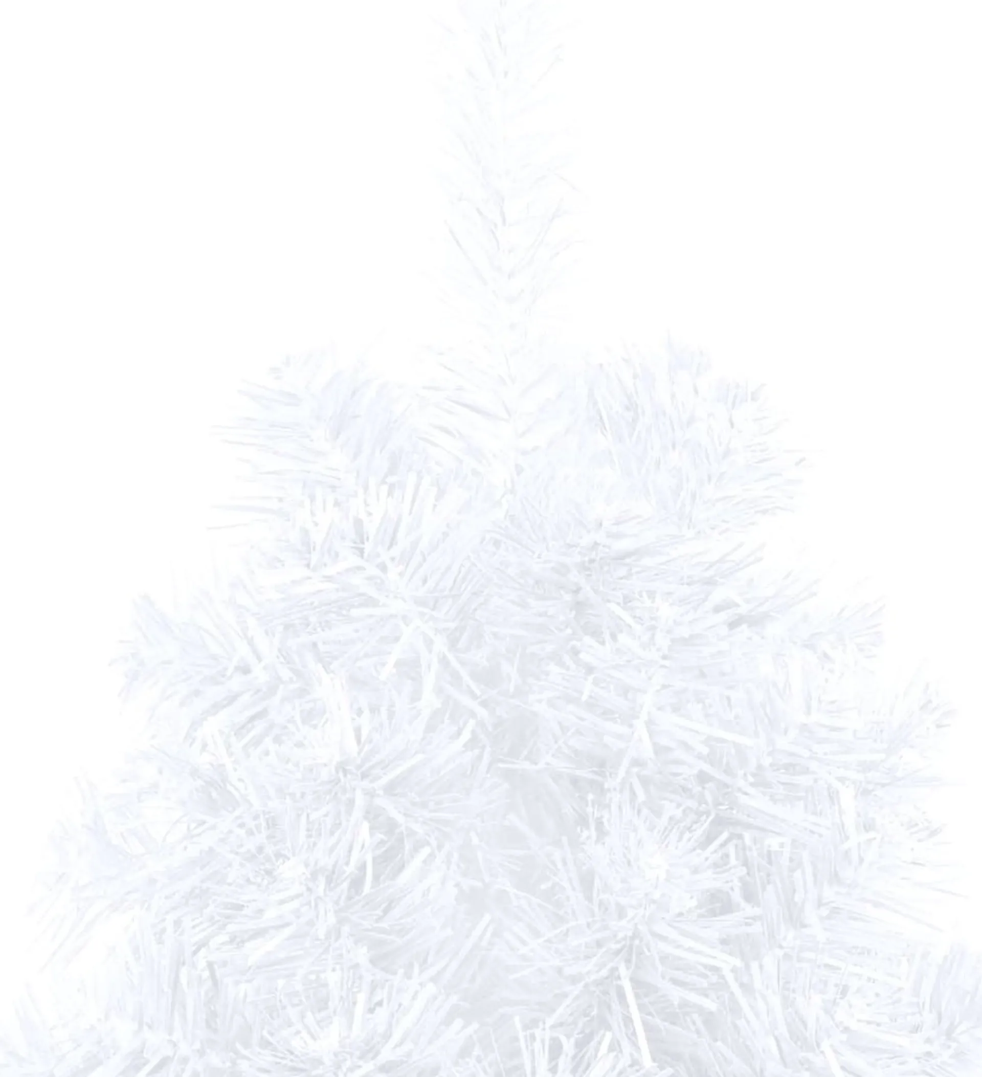 VidaLife Kunstkerstboom Met Led's En Standaard Half 180 Cm Pvc Wit Clearance